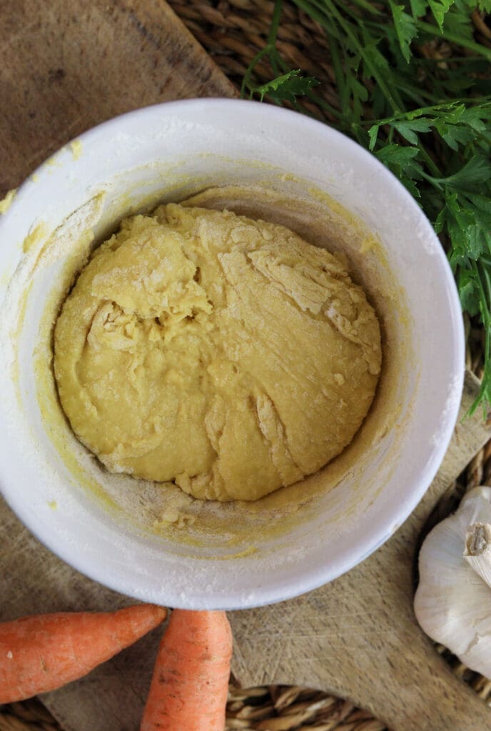 How to make the dumpling batter.